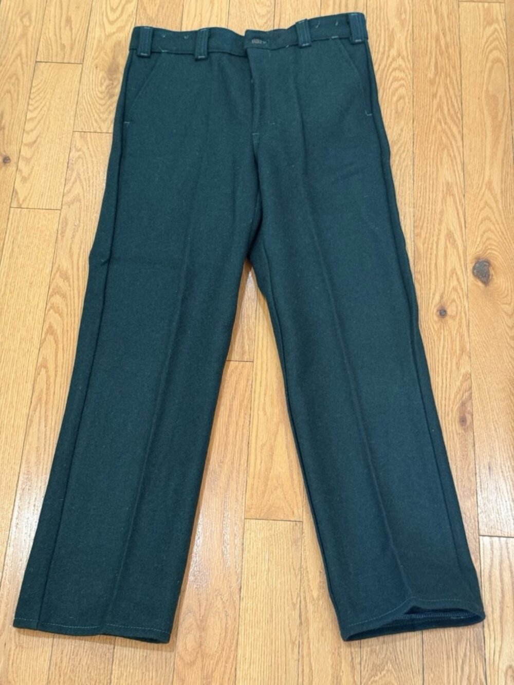 Vintage Codet Wool Pants Mens 32x31 Green Heavyweight Canada NEW WITH TAGS